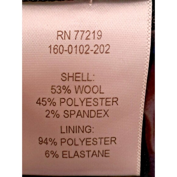 NWT American Airlines Flight Attendant Uniform Blazer Charcoal Wool Mix Size 6R - Picture 11 of 11